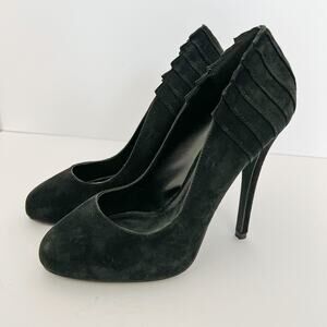 Aldo Black Suede Pumps size 39 (8.5)